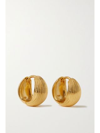 Sophie Buhai + Reversible Gold-Tone Hoop Earrings