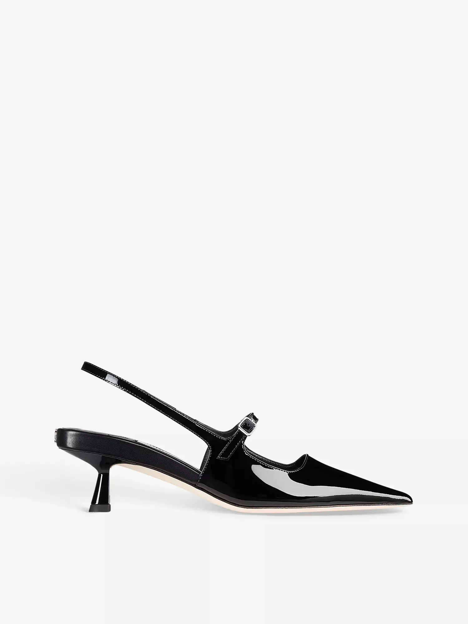Jimmy Choo + Didi Patent-Leather Slingback Courts