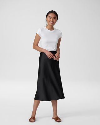 Universal Standard + Ceecee Midi Bias Skirt