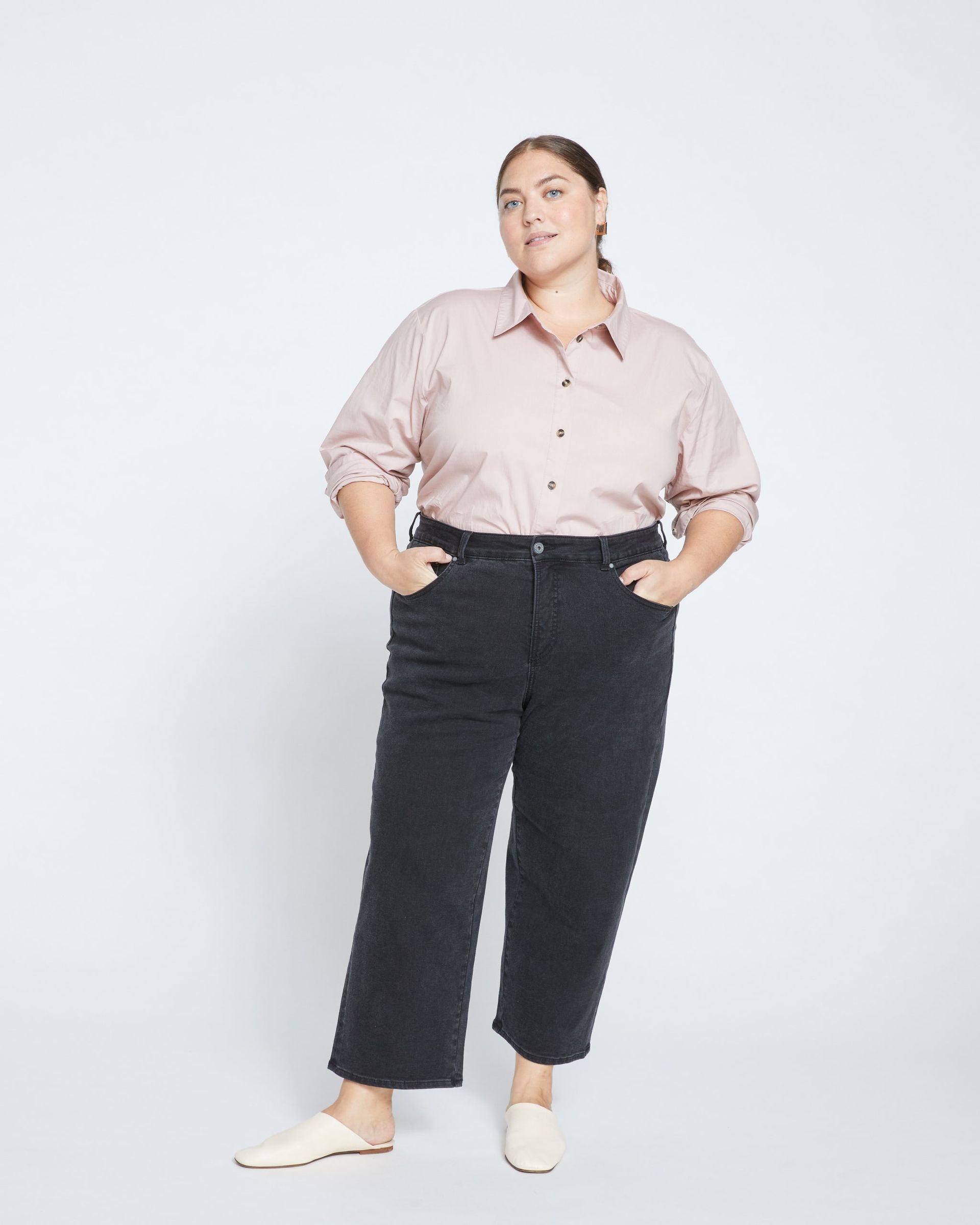 Universal Standard + Bae Boyfriend Crop Jeans