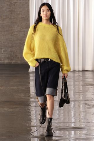 Zara + Alpaca Blend Open Knit Sweater