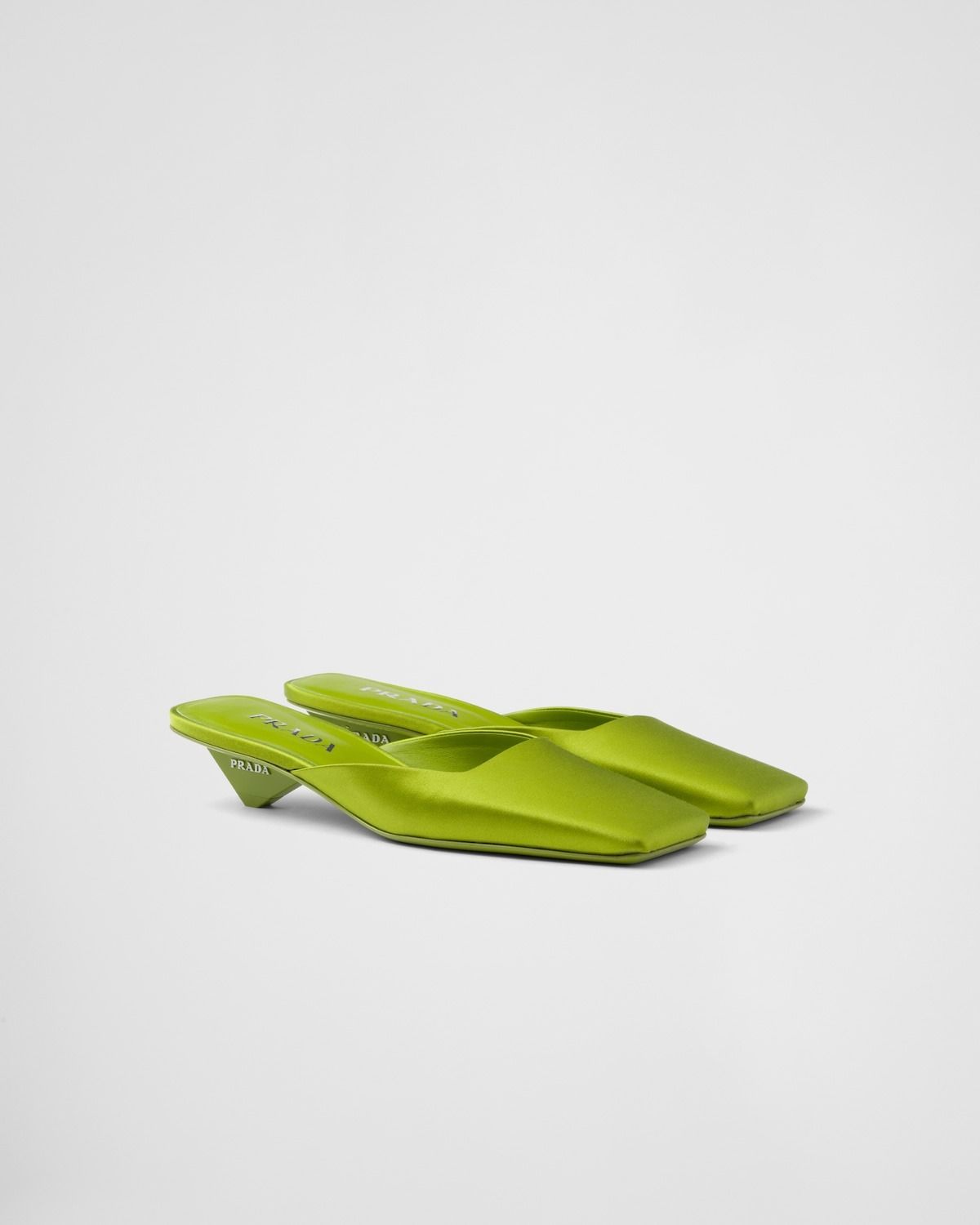 Prada + Satin Mules