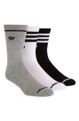 Adidas + Assorted 3-Pack Originals Roller Crew Socks