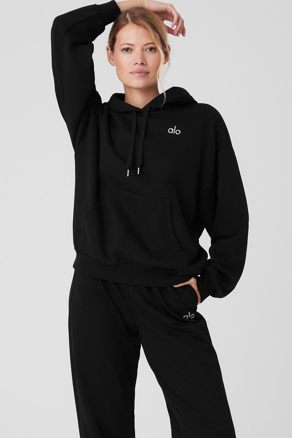 Alo + Accolade Hoodie - Black