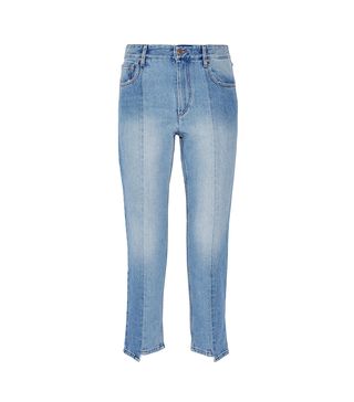 Étoile Isabel Marant + Clancy Cropped High-Rise Straight-Leg Jeans