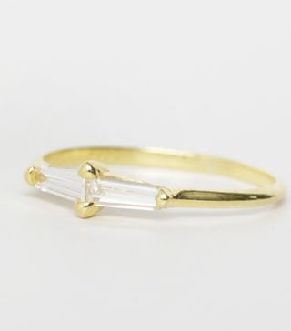 ILA + Perryn Diamond Baguette Ring