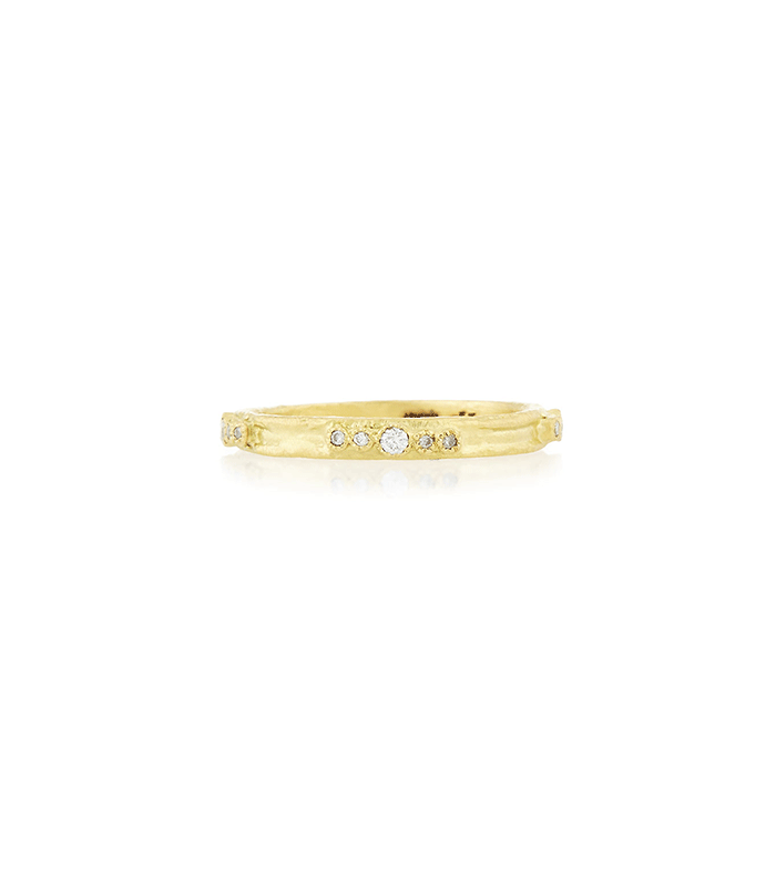 Armenta + Sueño 18K Gold Diamond Stacking Ring