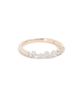 Adina Reyter + 14K Extended Scattered Diamond Ring