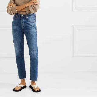 Citizens of Humanity + Charlotte High-Rise Straight-Leg Jeans