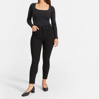 Everlane + The Curvy Authentic Stretch High-Rise Skinny Jean