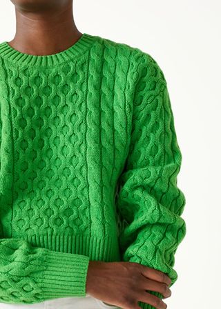 & Other Stories + Relaxed Cable Knit Sweater