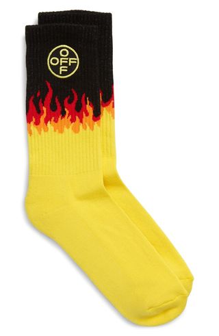 Off-White + Flame Crew Socks