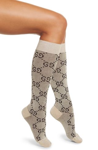 Gucci + Logo Socks