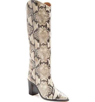 Schutz + Analeah Pointed Toe Knee High Boots