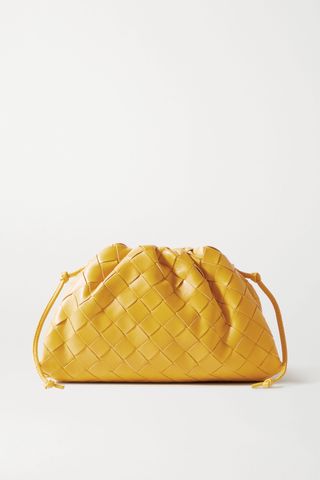 Bottega Veneta + The Pouch Small Intrecciato Leather Clutch