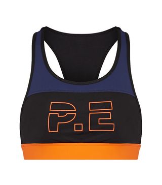 P.E Nation + For the Count Color-Clock Printed Stretch Sports Bra