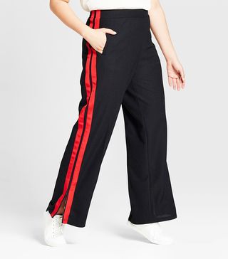 Who What Wear + Wide-Leg Track Pants