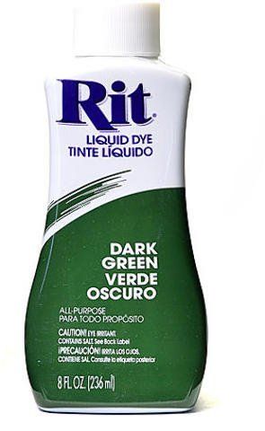 Rit Dye + Dark Green Dye
