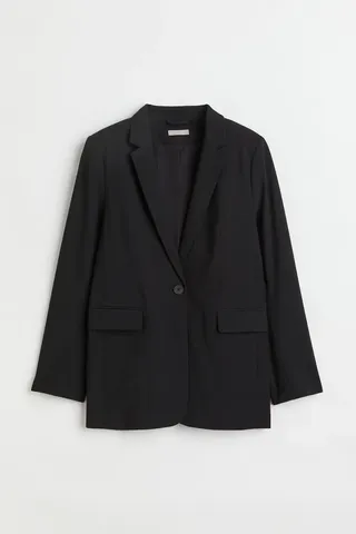 H&M + Single-Breasted Jacket