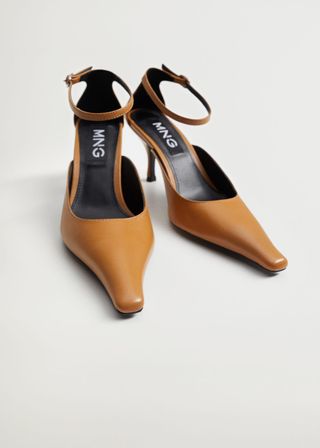 Mango + Heel Leather Shoes