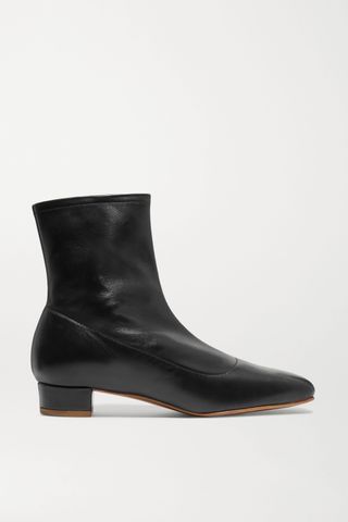 By Far + Este Leather Ankle Boots