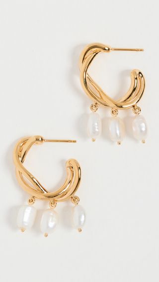 Missoma + Pearl Drop Earrings