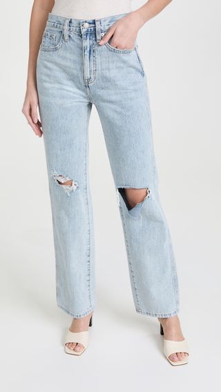 Pistola Denim + Cassie Super High Rise Straight Jeans