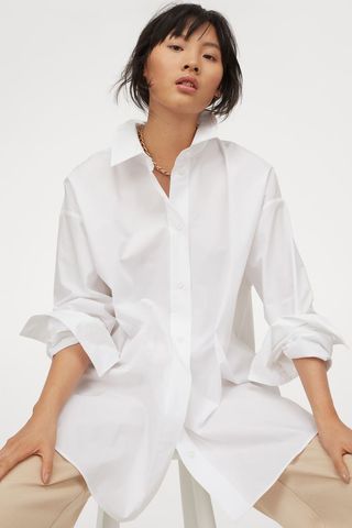 H&M + Cotton Poplin Shirt