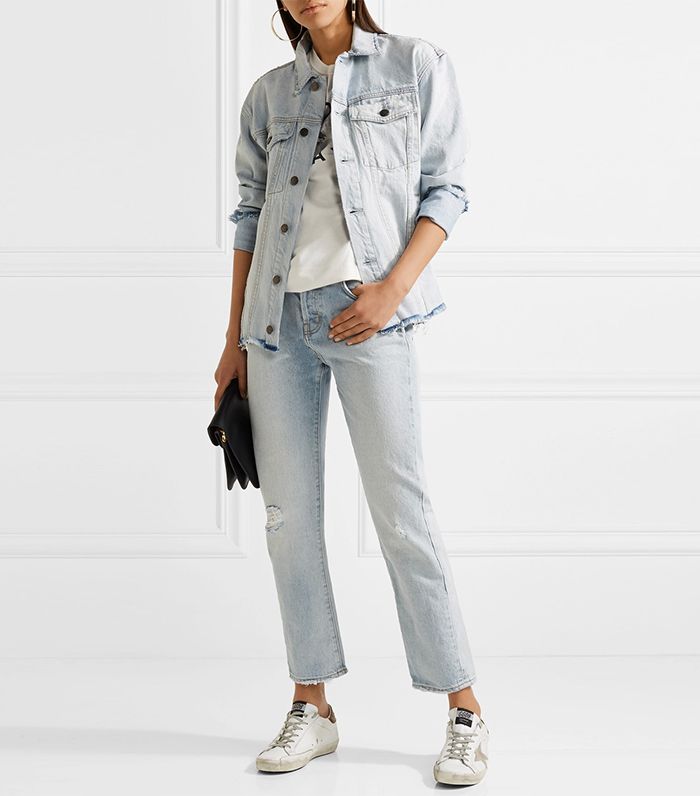 How to Wear the Oversize Denim Jacket Trend | Who What Wear