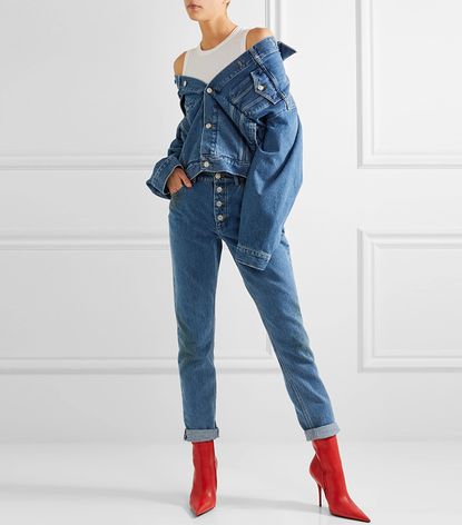 How to Wear the Oversize Denim Jacket Trend | Who What Wear