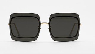 Super + Gia Black Sunglasses