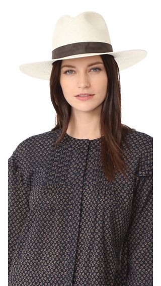 Janessa Leone + Packable Marcell Short Brimmed Fedora