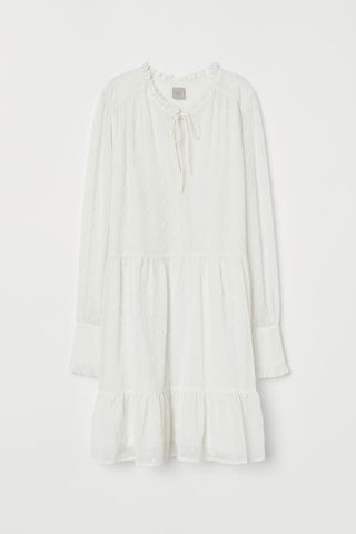 H&M + Embroidered Dress