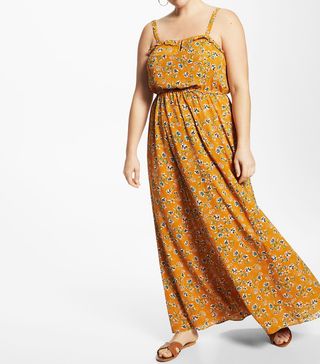 Violeta by Mango + Floral Print Long Dress