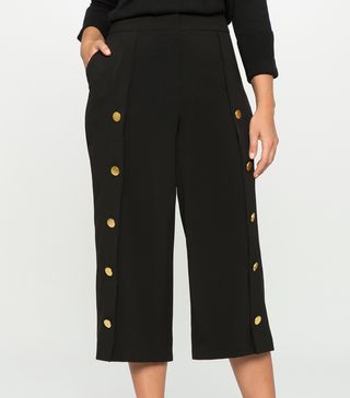 Eloquii + Wide Leg Button Culottes