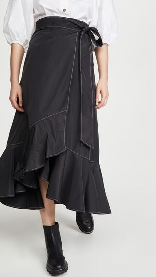 Ganni + Recylced Heavy Polyester Skirt