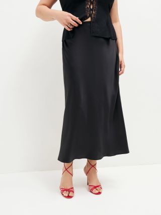 Reformation + Layla Silk Skirt