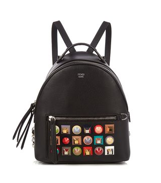 Fendi + Embellished Mini Leather Backpack