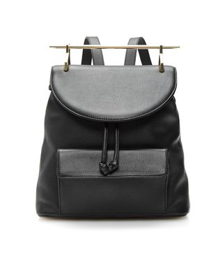 M2Malletier + Calf Leather Backpack In Black