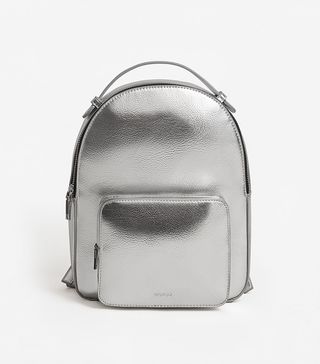 Mango + Zip pebbled backpack