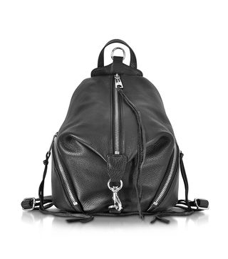 Rebecca Minkoff + Julian Black Leather Medium Backpack