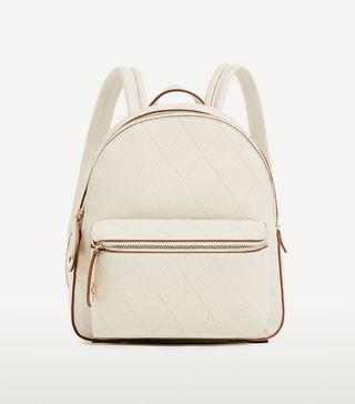 Zara + Embossed Pocket Backpack