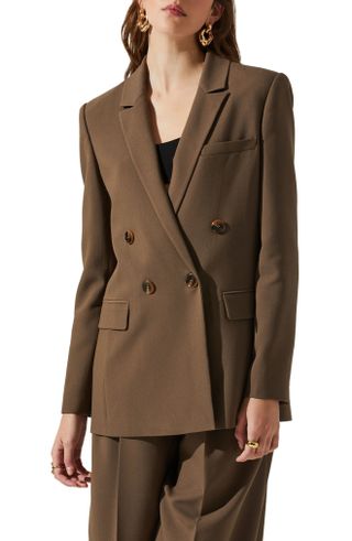 Astr the Label + Milani Double Breasted Blazer