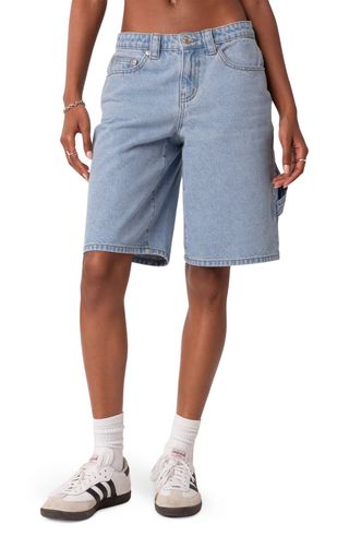 Edikted + Low Rise Carpenter Bermuda Shorts