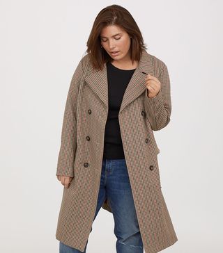 H&M + Double-Breasted Coat