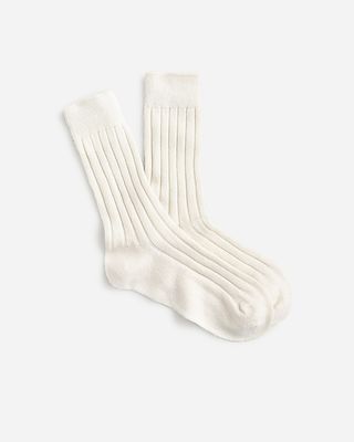 J.Crew + Cashmere-Blend Trouser Socks