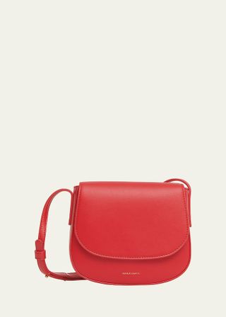 Mansur Gavriel + Mini Apple Leather Crossbody Bag