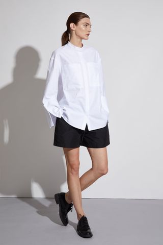 Saint Art + Cameron Button Down Shirt, White