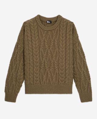 The Kooples + Khaki Wool Sweater