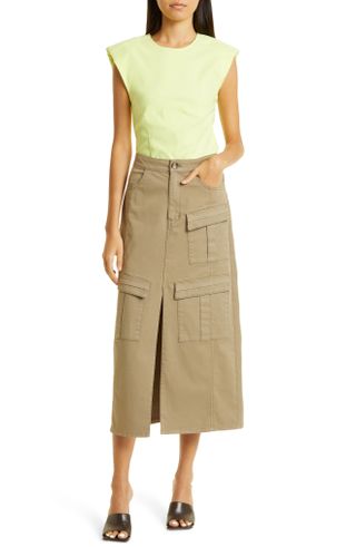 Gestuz + Aubrey High Waist Cargo Skirt